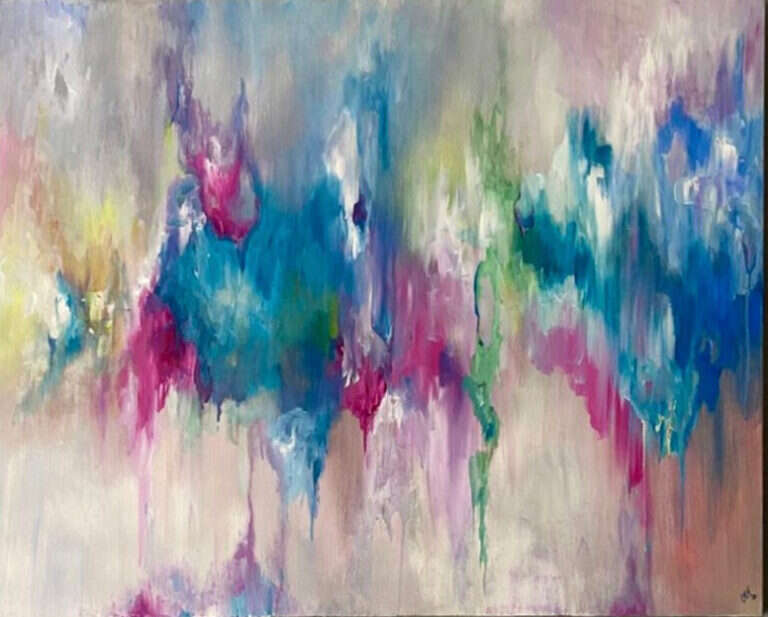 Original artwork by resident artist Cindy Howard at Sugar Land Art Center and Gallery
