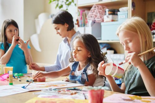kids art camp session in Sugar Land Texas